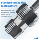 🌲Electric Drill Compatible PVC Pipe Threader Kit with Various Die Sizes