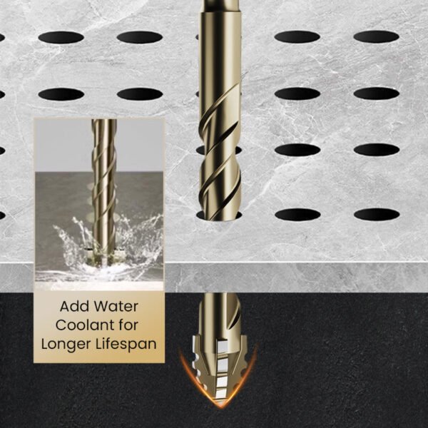 🔥2025 Hot Sale🔥High-Strength 4-Flute Serrated Eccentric Drill Bit Kit - Image 5