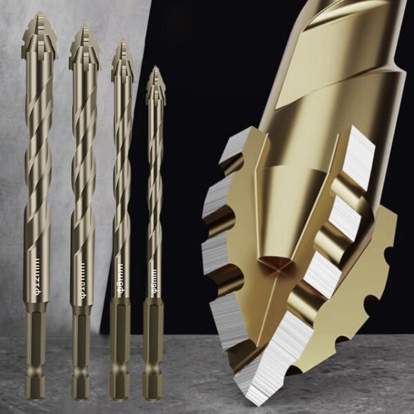 🔥2025 Hot Sale🔥High-Strength 4-Flute Serrated Eccentric Drill Bit Kit - Image 9