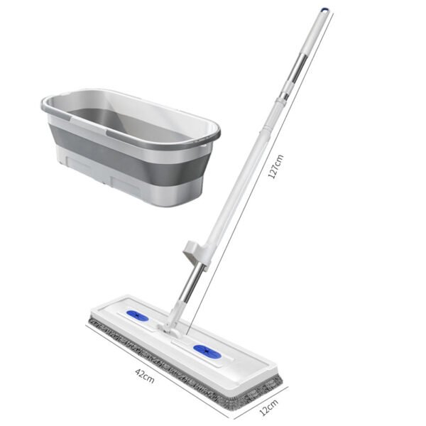 🧼🌀 Upgraded Chenille Flat Mop! 3s Water Absorption + 180° Floor-Hugging. Zero Blind Spots Cleaning 🚀 - Image 11
