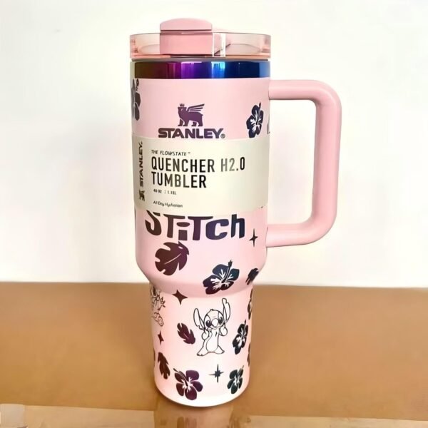 🔥Stitch Cup 40OZ 1200ML 🥰 Straw Topper as Free Gift🎁 - Image 7