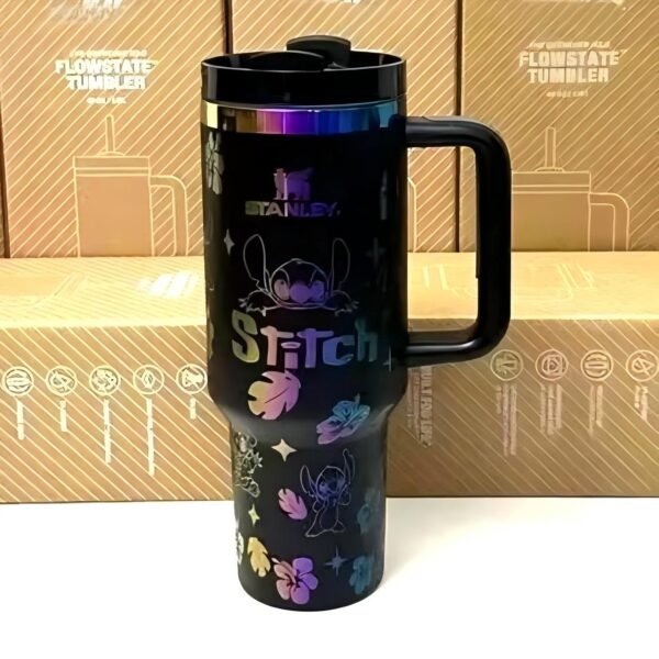 🔥Stitch Cup 40OZ 1200ML 🥰 Straw Topper as Free Gift🎁 - Image 6
