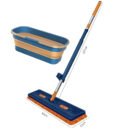 🧼🌀 Upgraded Chenille Flat Mop! 3s Water Absorption + 180° Floor-Hugging. Zero Blind Spots Cleaning 🚀