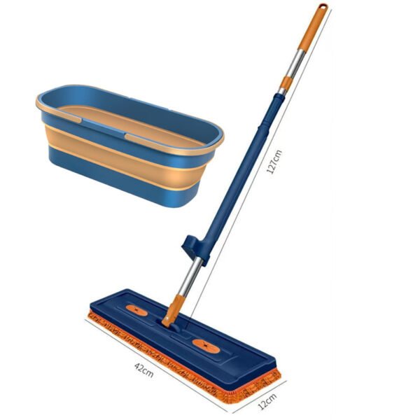 🧼🌀 Upgraded Chenille Flat Mop! 3s Water Absorption + 180° Floor-Hugging. Zero Blind Spots Cleaning 🚀 - Image 10