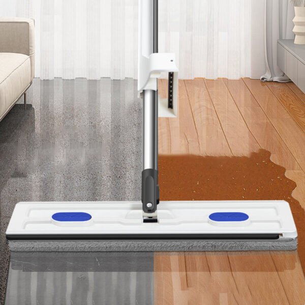 🧼🌀 Upgraded Chenille Flat Mop! 3s Water Absorption + 180° Floor-Hugging. Zero Blind Spots Cleaning 🚀 - Image 2