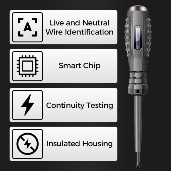 🔥2-in-1  High Torque Strong Magnetic Screwdriver Electricity Detector - Image 2