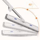 🧼🌀 Upgraded Chenille Flat Mop! 3s Water Absorption + 180° Floor-Hugging. Zero Blind Spots Cleaning 🚀