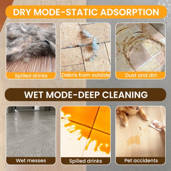 🧹🫧 One Cloth. Multiple Uses! Universal Cleaning Set for Brooms & Mops – Stain-Busting. Effort-Saving Magic ✨ - Image 4