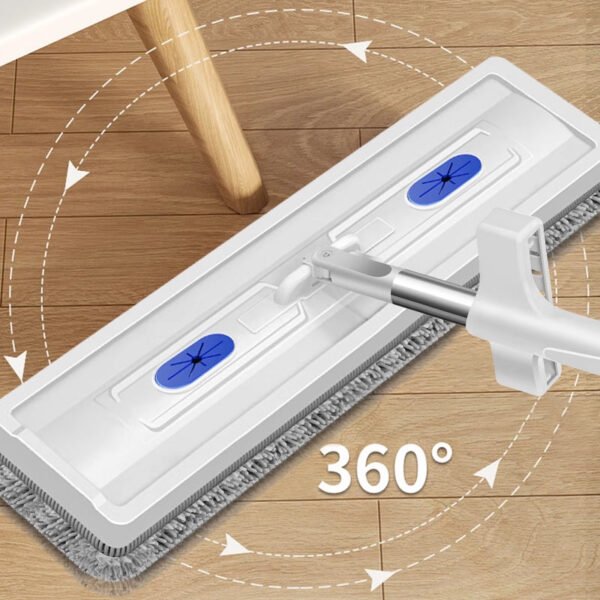 🧼🌀 Upgraded Chenille Flat Mop! 3s Water Absorption + 180° Floor-Hugging. Zero Blind Spots Cleaning 🚀 - Image 6