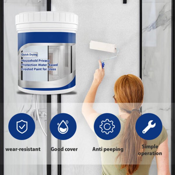 Household Privacy Protection Water-Based Frosted Paint for Glass - Image 2