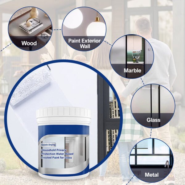 Household Privacy Protection Water-Based Frosted Paint for Glass - Image 6