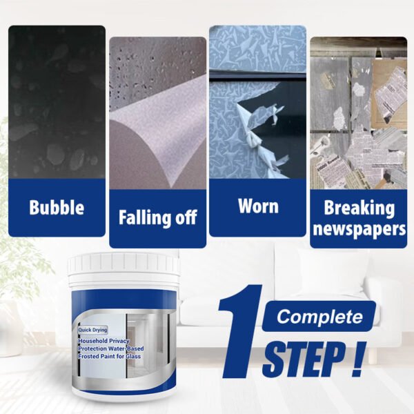 Household Privacy Protection Water-Based Frosted Paint for Glass - Image 7
