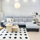 Faux Cashmere Stretch Sofa Cover with Anti-slip Backing
