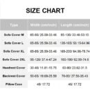 Faux Cashmere Stretch Sofa Cover with Anti-slip Backing