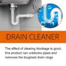 Drain Clog Remover. Pipeline Dredging Agent. Powerful Quick Cleaning Drain Toilet Cleaner Tool. Unclog Toilet Clog And Kitchen Sink Pipe Unblocker Powder
