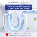 Drain Clog Remover. Pipeline Dredging Agent. Powerful Quick Cleaning Drain Toilet Cleaner Tool. Unclog Toilet Clog And Kitchen Sink Pipe Unblocker Powder