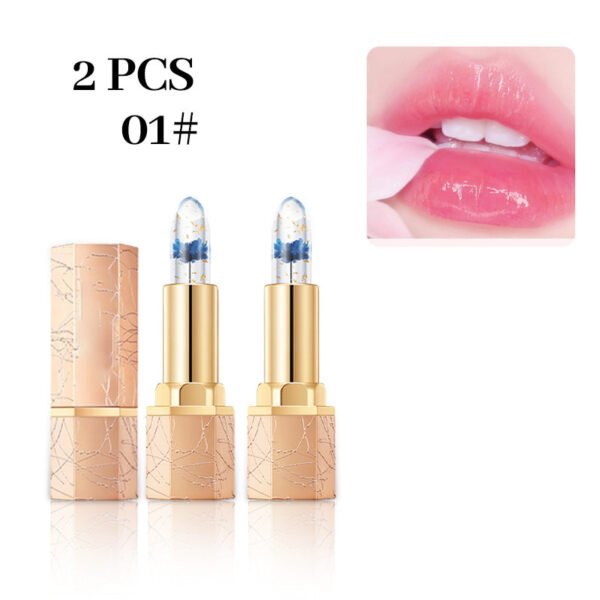 Crystal Flower Temperature Color Change Jelly Lipstick - Image 9