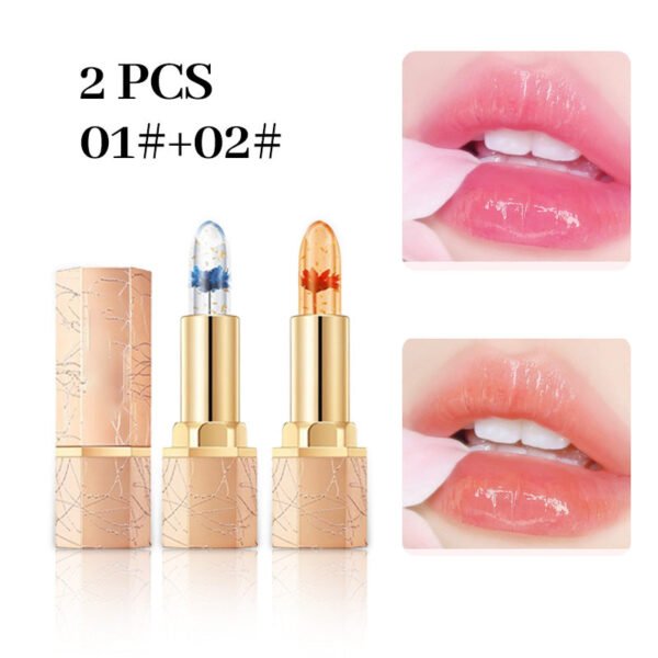 Crystal Flower Temperature Color Change Jelly Lipstick - Image 11