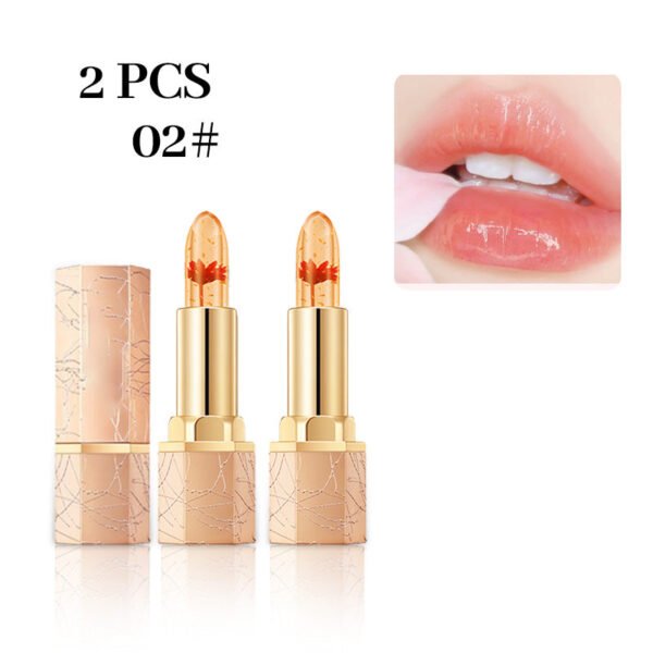 Crystal Flower Temperature Color Change Jelly Lipstick - Image 10