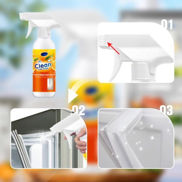 🔥2025 New Year's Sale🔥Powerful Kitchen Foam Grease and Mold Cleaner - Image 8