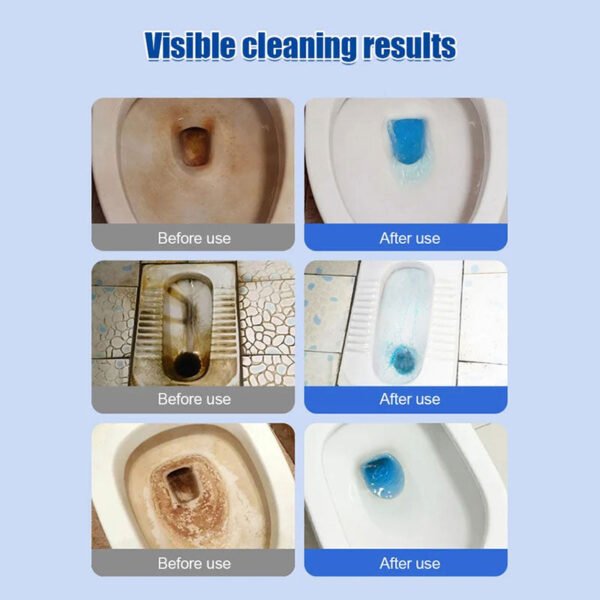 💥Buy 5 Get 5 Free🔥Lemon Scent Toilet Bowl Cleaner Tablets - Image 6