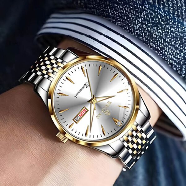💼✨ 10ATM Water Resistance + Luminous Dial! 24/7 Confidence on the Wrist for the Professional Gentleman ⌚ - Image 6