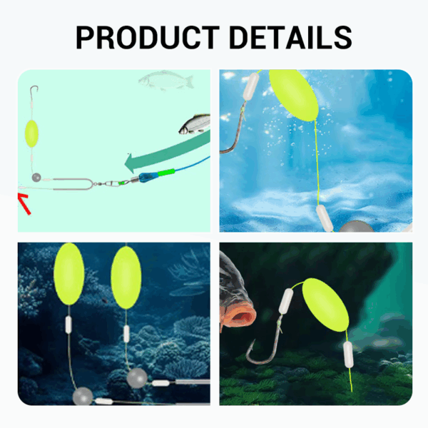 🎣⚡ Double-Hook Reverse Bottom Rig! Upgraded version boosts hook-up rate by 50% – say goodbye to snagging! 🎣 - Image 2