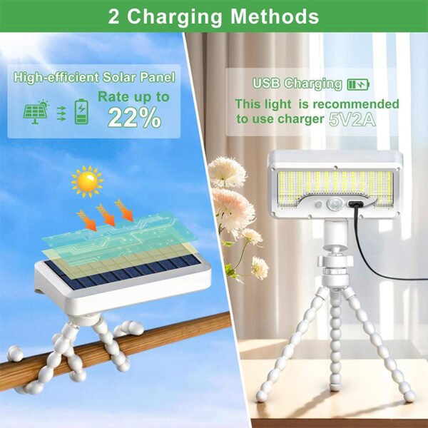 🌞🔌 Octopus Solar Lights! 0 Electricity Cost Full Scene Installation. 30 Seconds to Light Up Any Corner 🚀 - Image 3