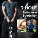 3-Way Natural Latex Resistance Band - Full Body Stretching & Strength Training